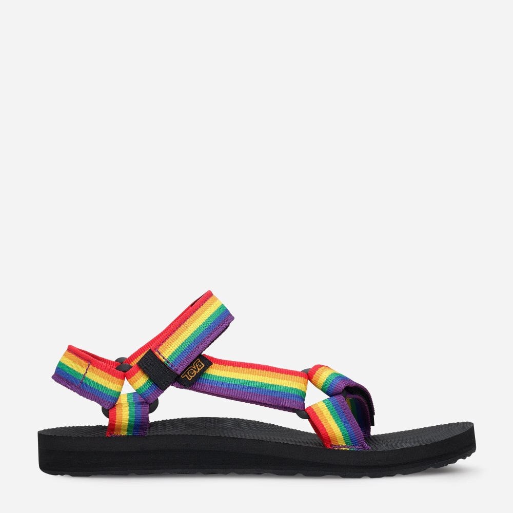 Teva Original Universal Rainbow Pride Women's Hiking Sandals South Africa - WLG647839